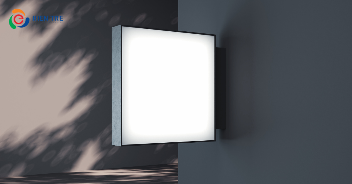 Hộp đèn hút nổi phù hợp nhiều mặt tiền