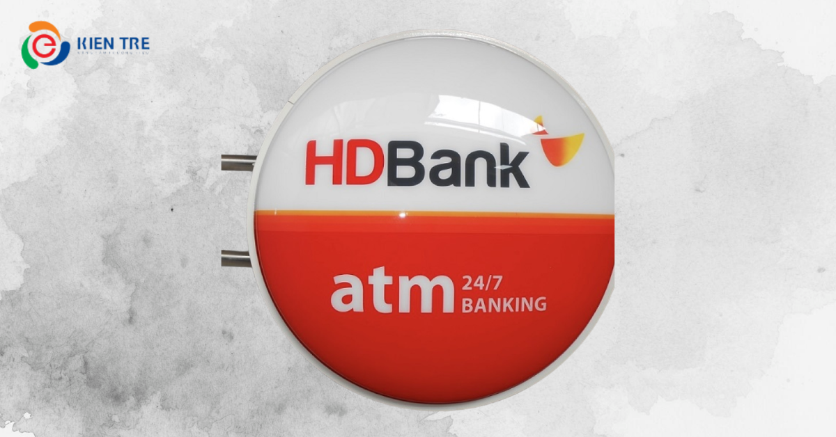 Hộp đèn hút nổi nổi bật mặt tiền