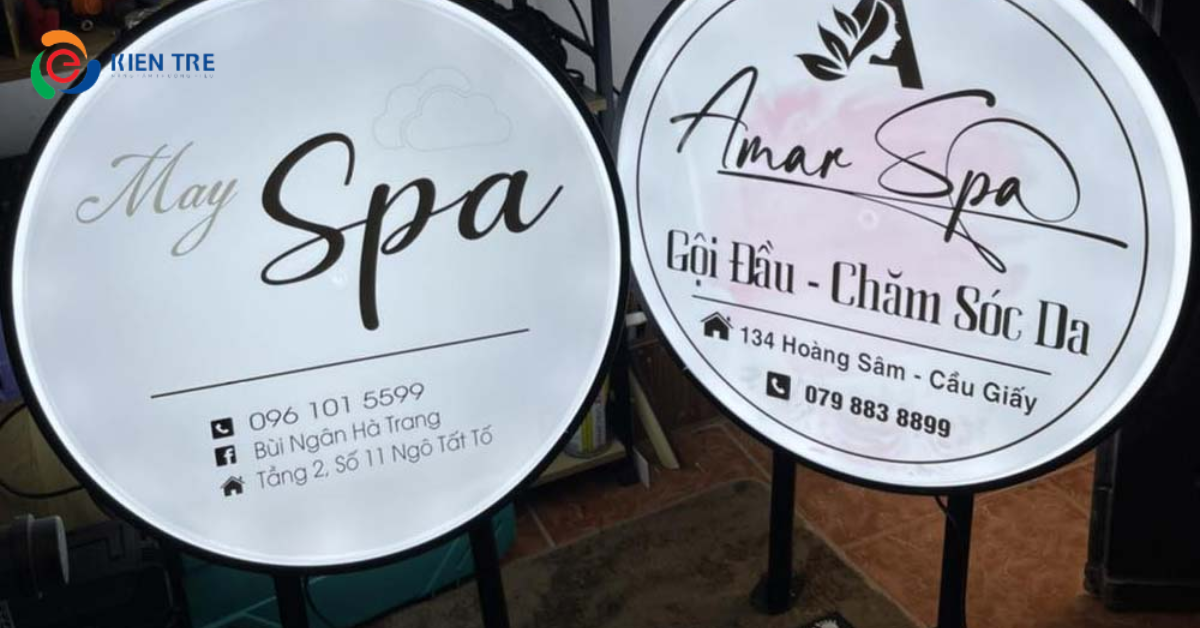 Báo giá hộp đèn hút nổi phụ thuộc kích thước