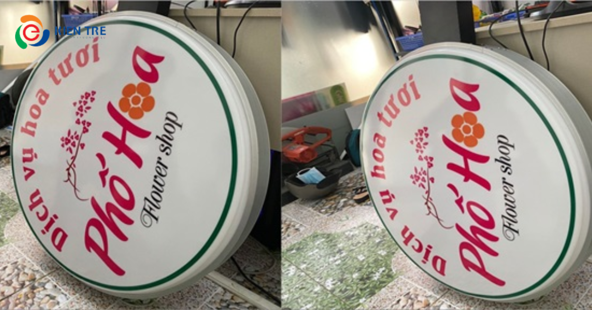 Biển hiệu sáng đẹp tăng nhận diện thương hiệu